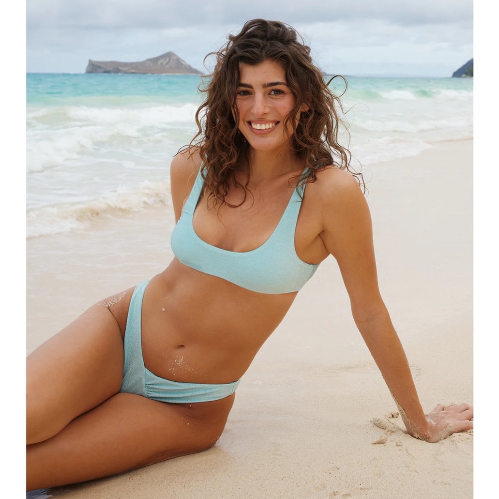 Dippin Daisys - Bleached Aqua Bralette & Cheeky Set - NWT - BOGO